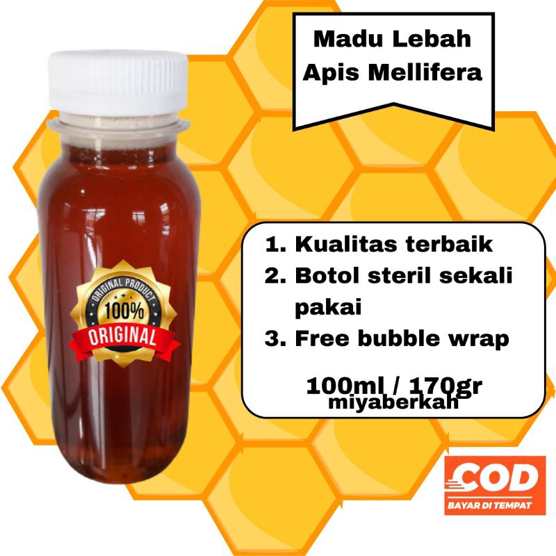 

Madu murni organik lebah melifera mentah asli 100 ml