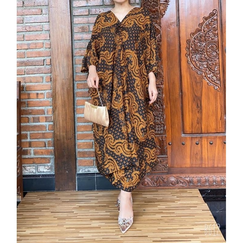 kaftan paris/kaftan batik/kaftan tunik wanita