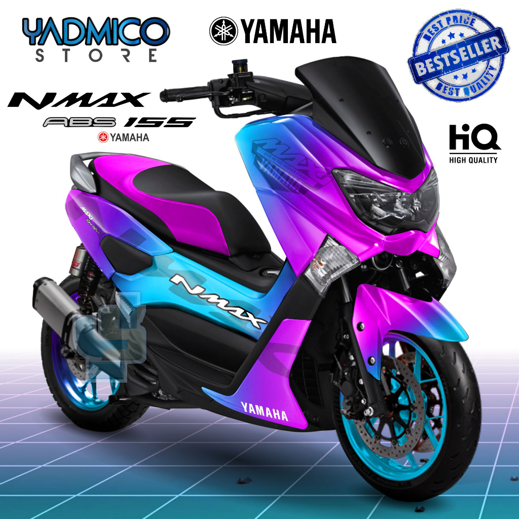 Decal Nmax Old Full Body - Stiker Motor Nmax Old Full Body - Dekal Hologram Nmax Lama Full Body - St