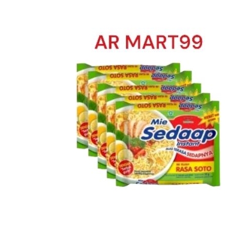 

MIE SEDAAP KUAH RASA SOTO 90GR X 5PCS