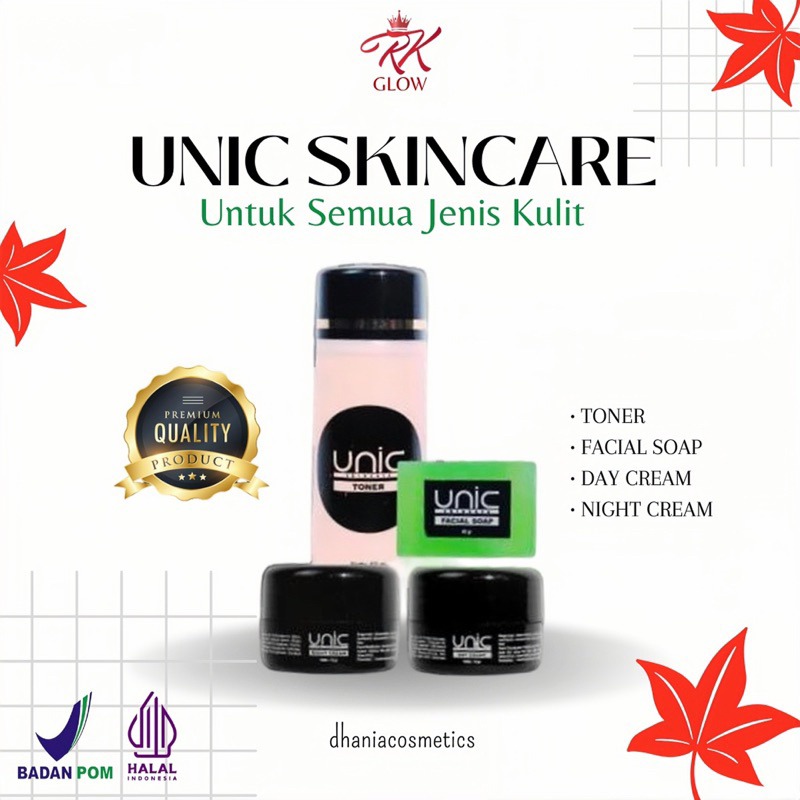 PAKET UNIC SKINCARE RK GLOW BPOM ORIGINAL