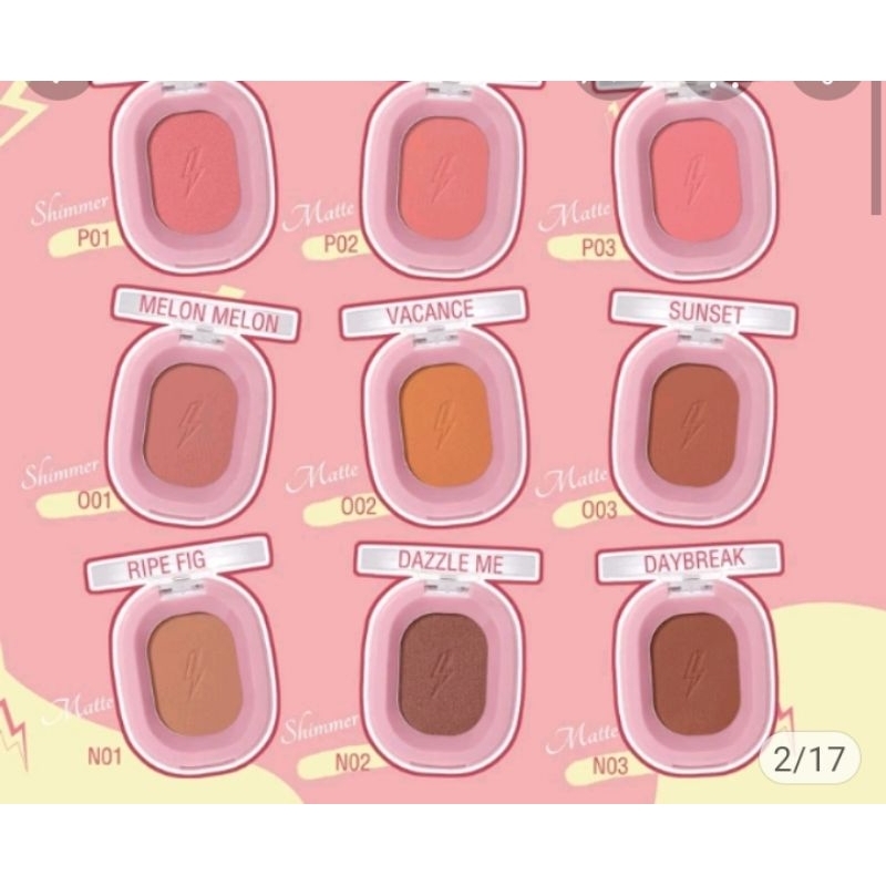 Blush on pink flash