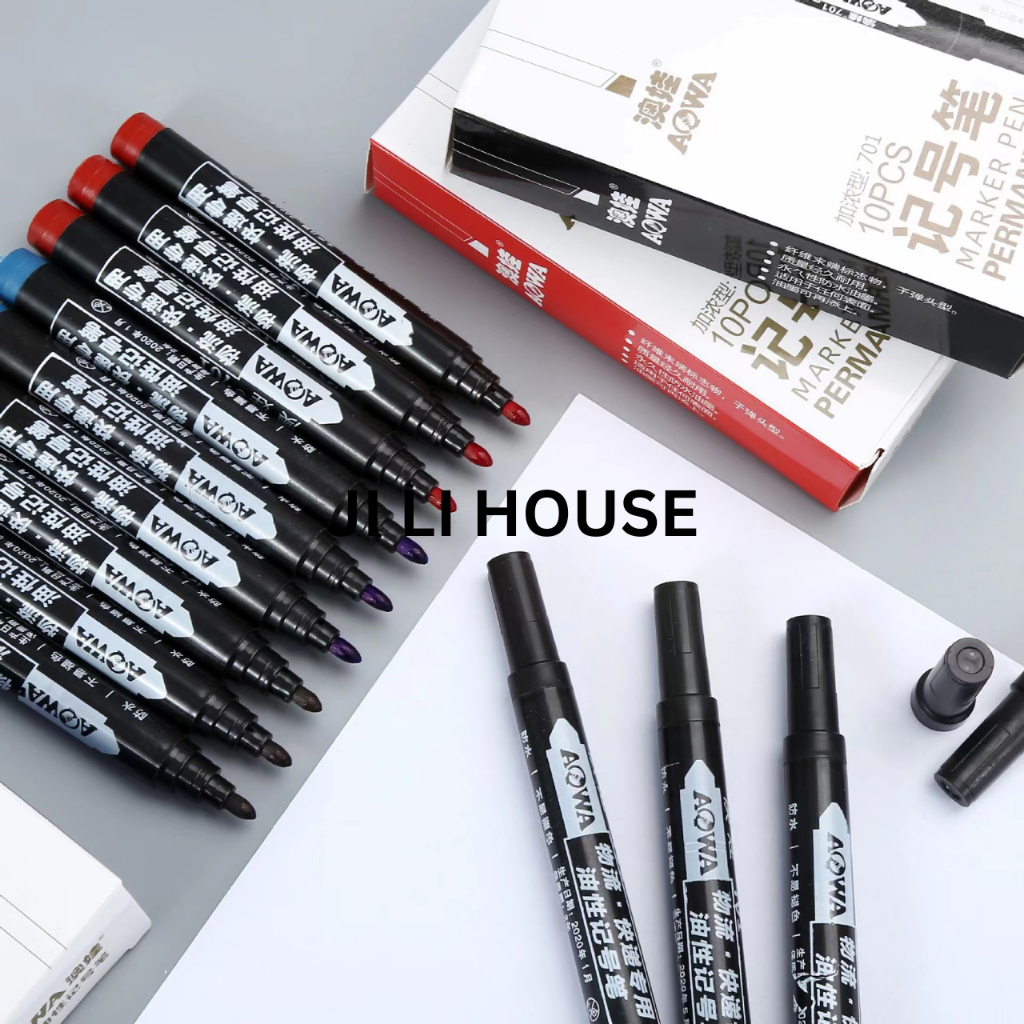 

Spidol Permanent Marker Aowa 701 Untuk Tulis Di Segala Permukaan Gratis Ongkir Xtra