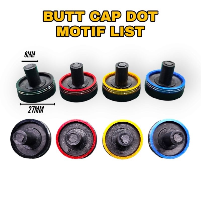 Butt Cap Joran Motif Garis Murah