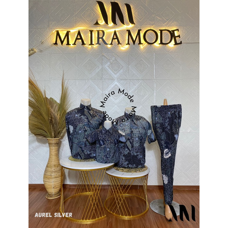 MAIRA MODE - BATIK COUPLE KELUARGA DAN ROK PLISKET BATIK/ BATIK COUPLE / BAJU BATIK COUPLE / BATIK S