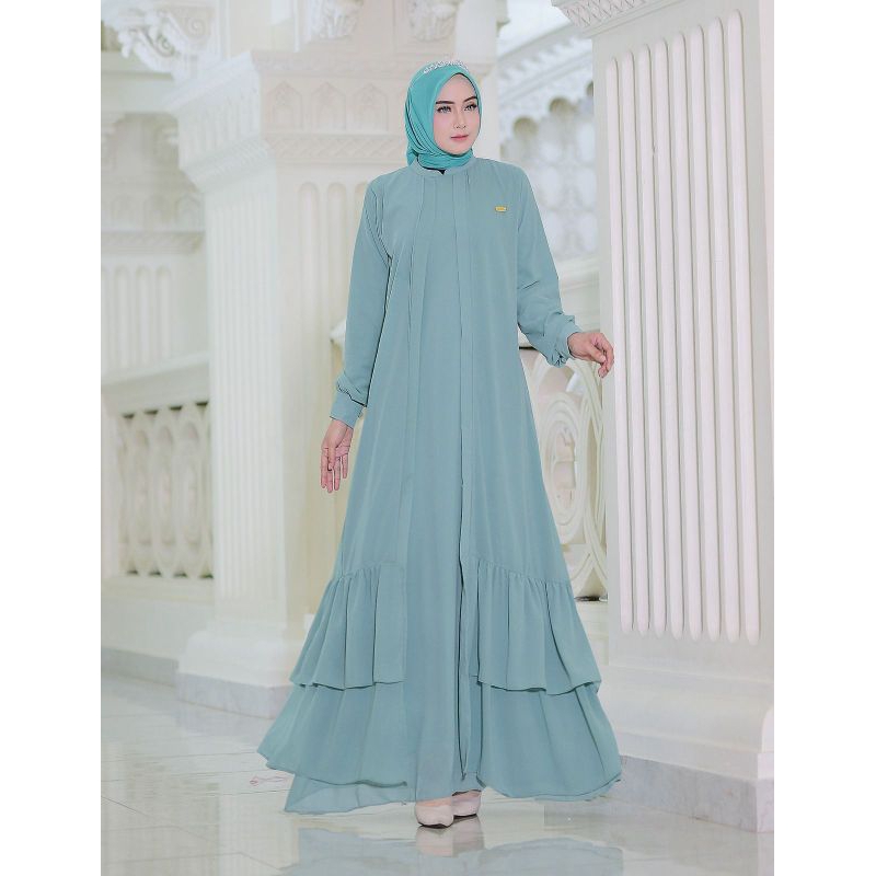 Gamis ceruty baby doll model abaya
