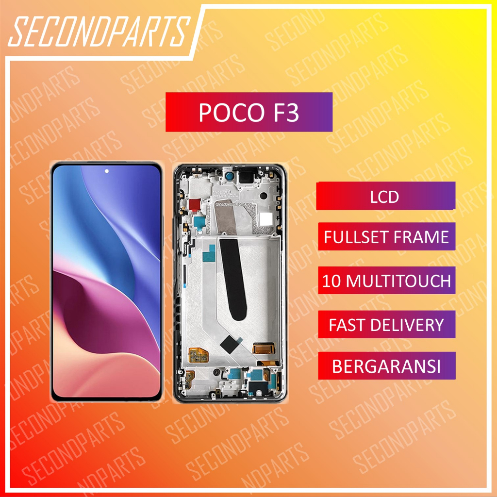 LCD FULLSET FRAME POCOPHONE POCO F3 5G ORIGINAL COPOTAN