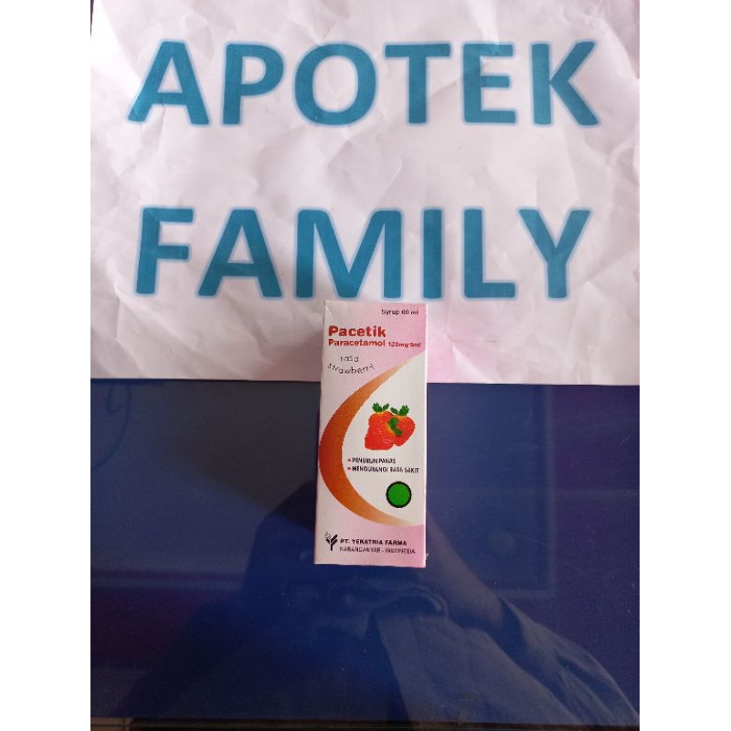 

pacetik pacetic syrup syr sirup patacetamol obat panas demam anak 60ml 60 ml / botol