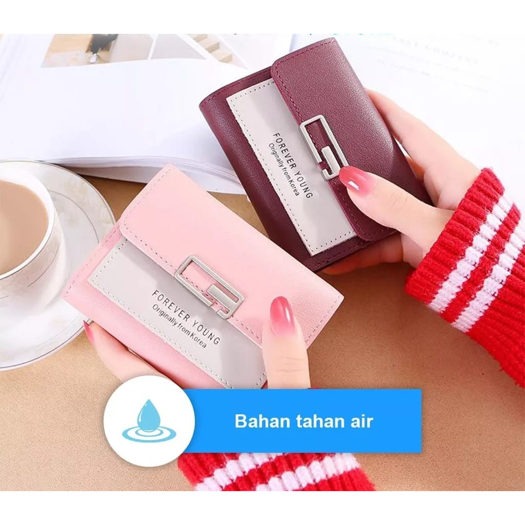 Dompet Lipat Wanita D-665 Dompet Lipat Photograph Multifungsi Dompet Fashion Wanita