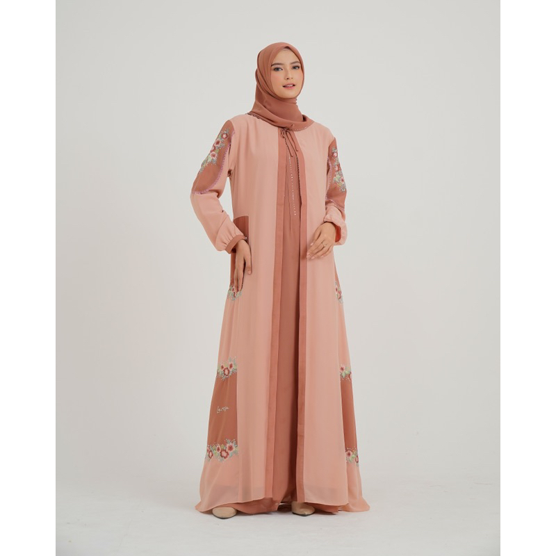 GAMIS DIVYA LAROSA (outer + inner + jilbab)