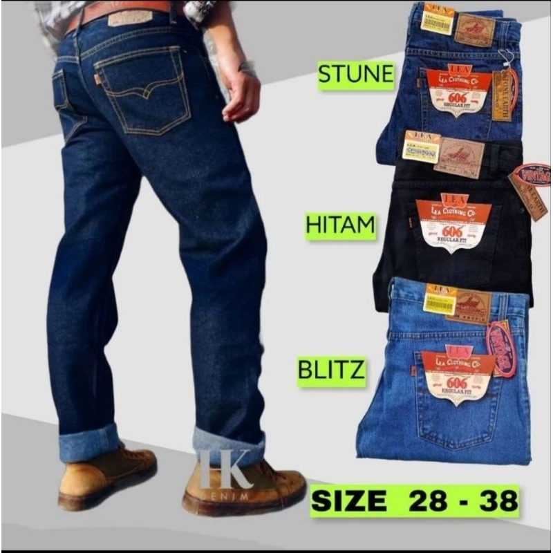 CELANA JEANS PRIA REGULER FIT/SLIMFIT MELAR