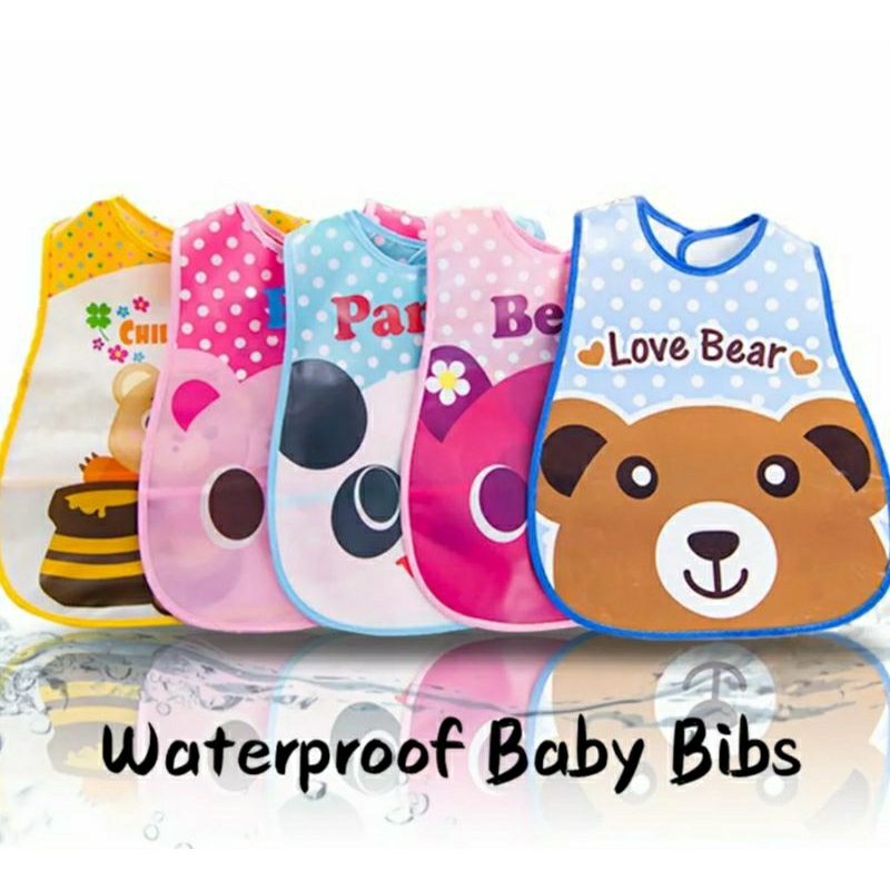 Celemek Anak / Slaber Anak / celemek waterproof anak