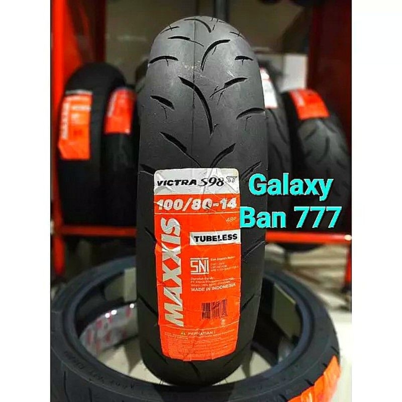 Ban Motor Maxxis 100/80-14 Victra Tubeless Ban Motor PCX
