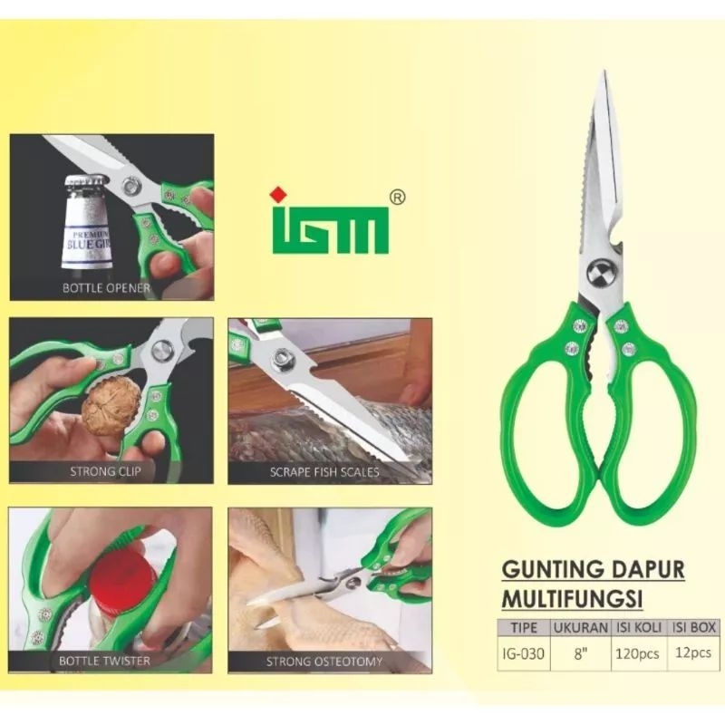 

Gunting Dapur Serbaguna Stainless Steel