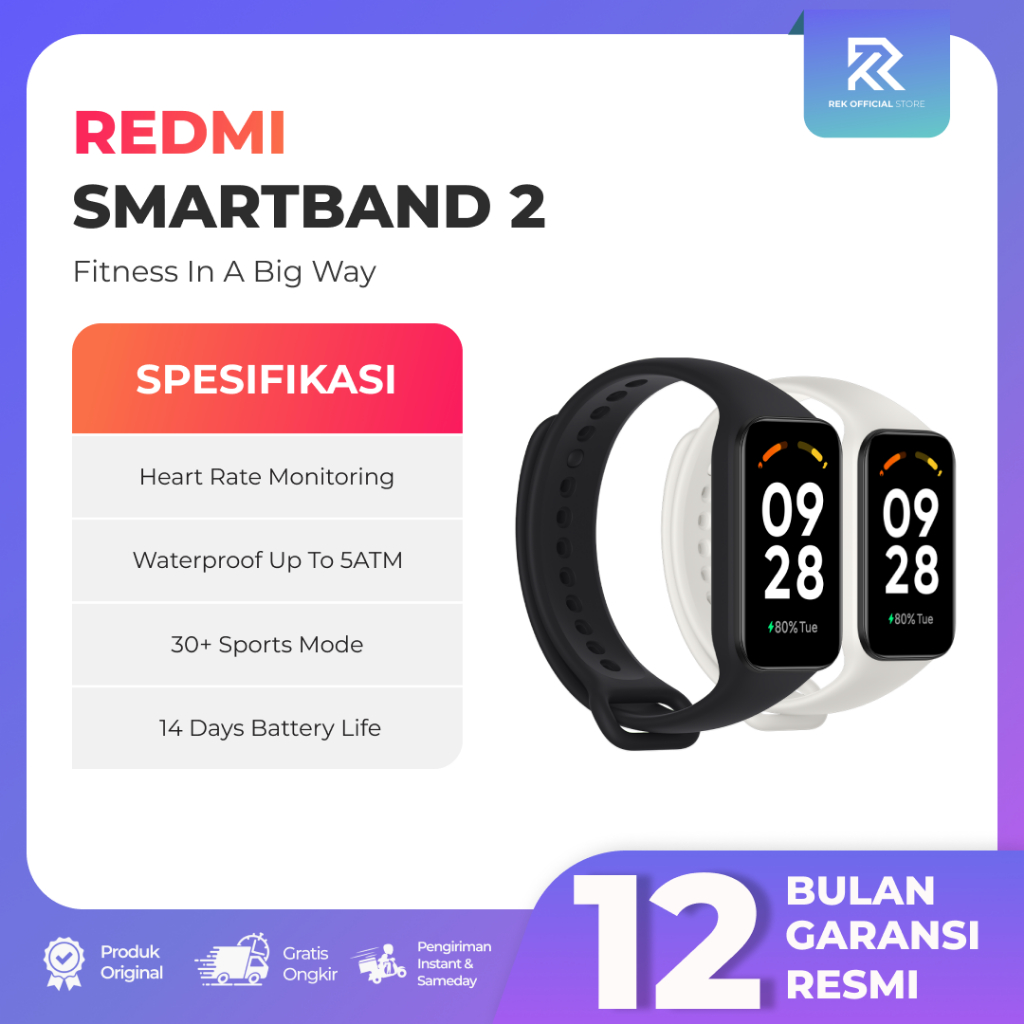 Xiaomi Redmi Smart Band 2 Garansi Resmi
