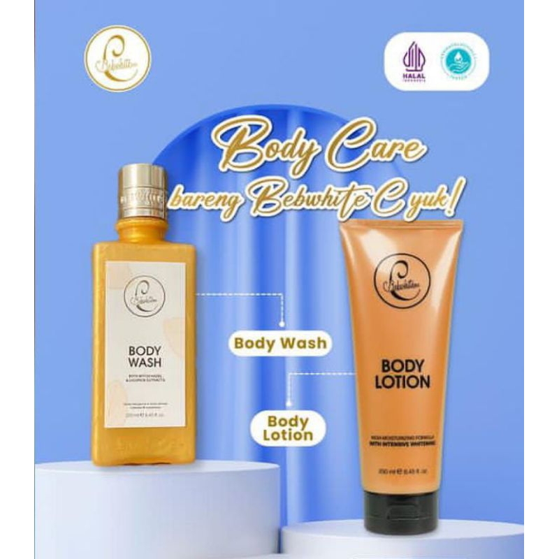 [ DISTRIBUTOR RESMI INSANI/BBC ] BODY LOTION & BODY WASH BBC ( BEB WHITE C)
