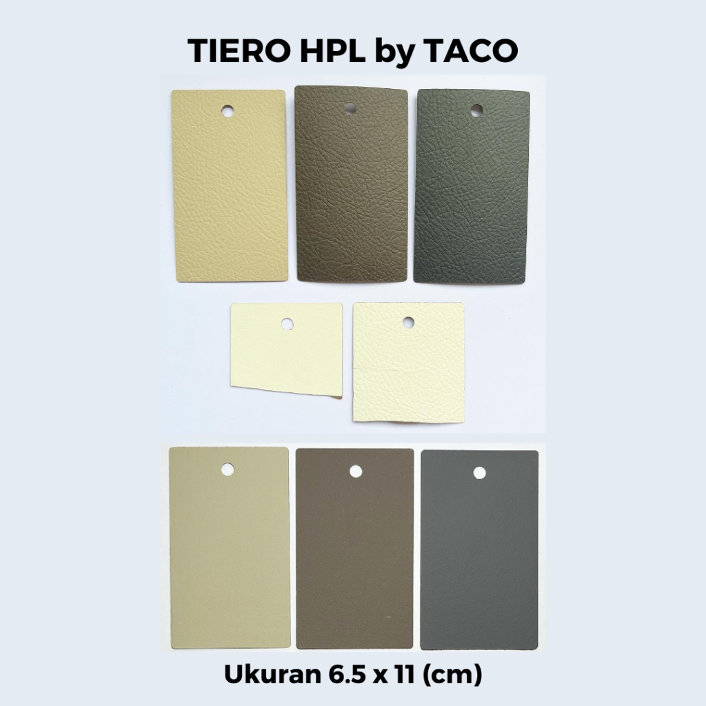 Sample Material HPL Tiero Taco - Leather | Material Interior