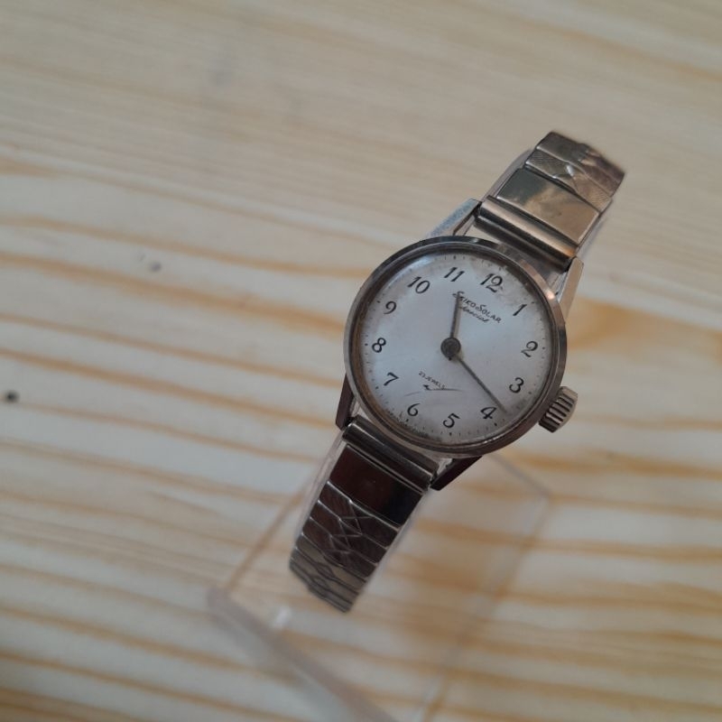 Jam tangan wanita Vintage seiko solar special 23 jewels 1040 0010 Manual winding