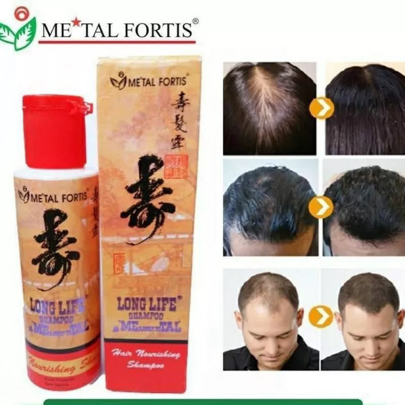Shampo metal pemanjang rambut