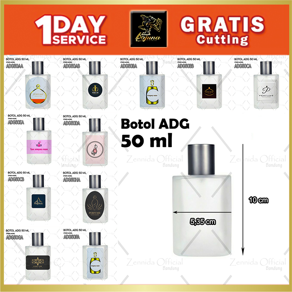 

Stiker Botol Parfum ADG 50 ml Parfume Sticker Label Custom Aqua DiGio Acquad Bahan Premium Glossy