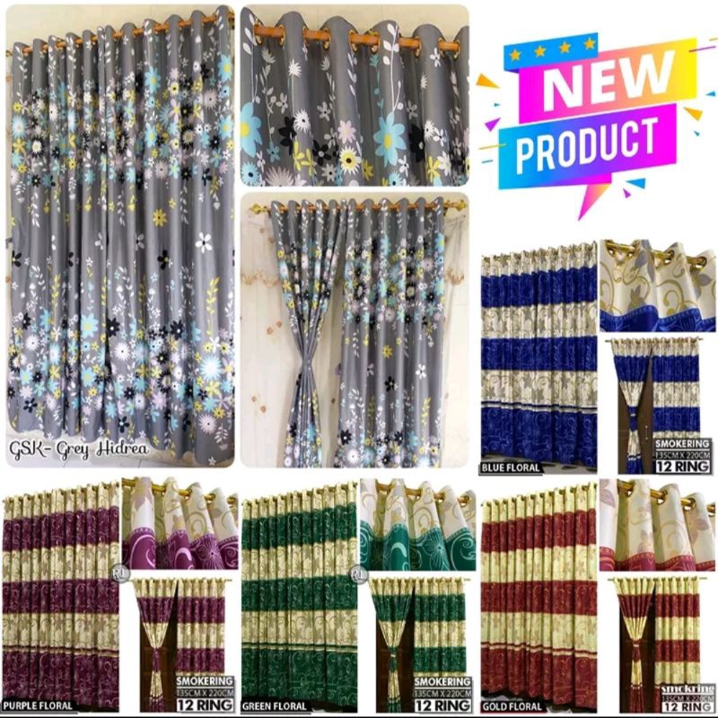 GORDEN SMOKERING MOTIF DAUN BUNGA CANTIK ESTETIK FLORAL BAGUS