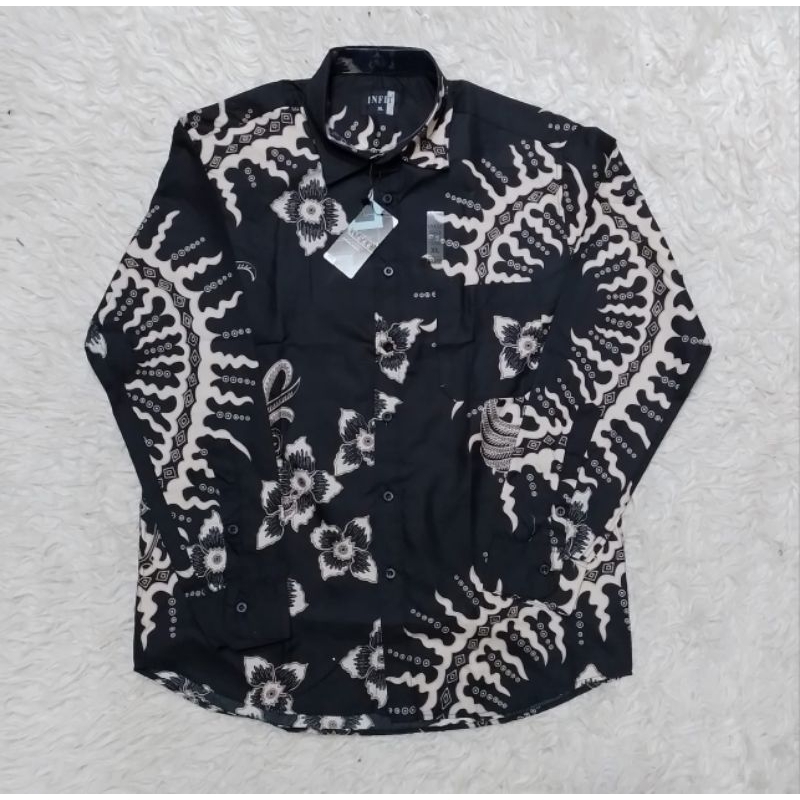Baju batik pria lengan panjang baju batik kera dewasa