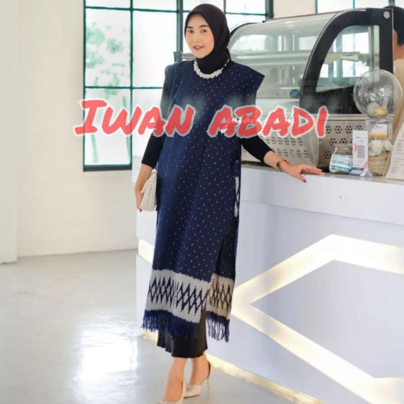 BAJU TENUN IKAT WANITA PANJANG OUTER, ROMPI