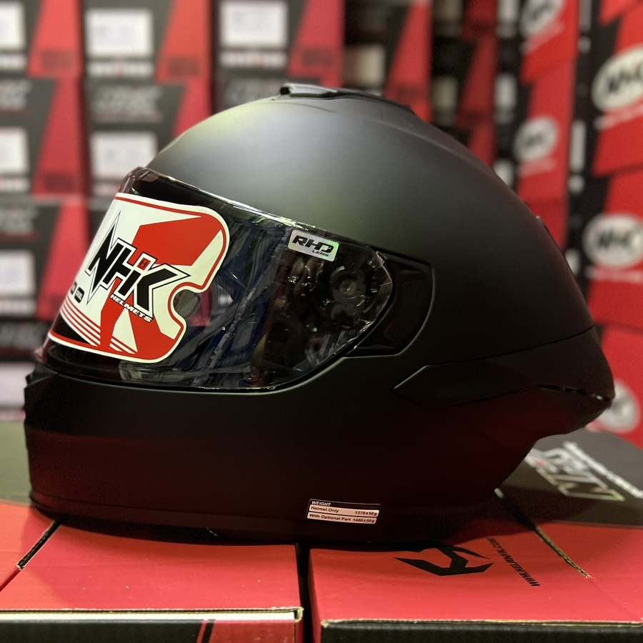 HELM NHK Mark 1 Solid Black Doff SV HELM FULL FACE