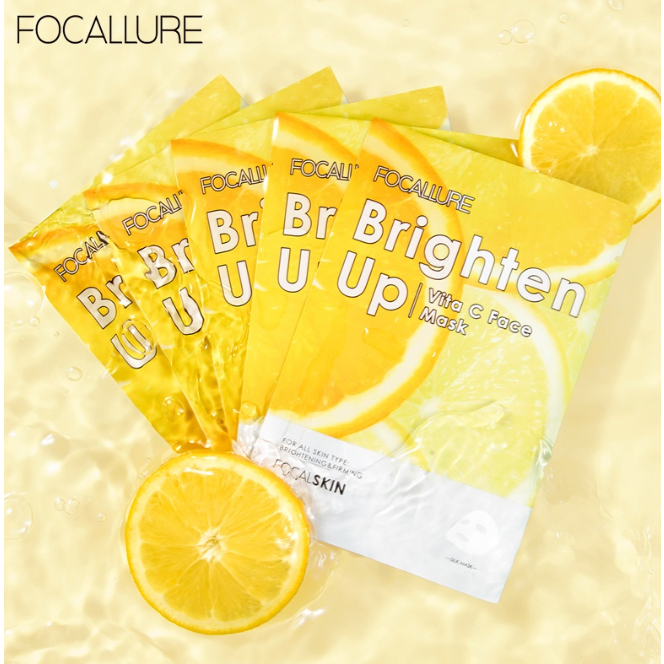 Focallure Vitamin C Face Mask Energy Facial Sheet Skin Care