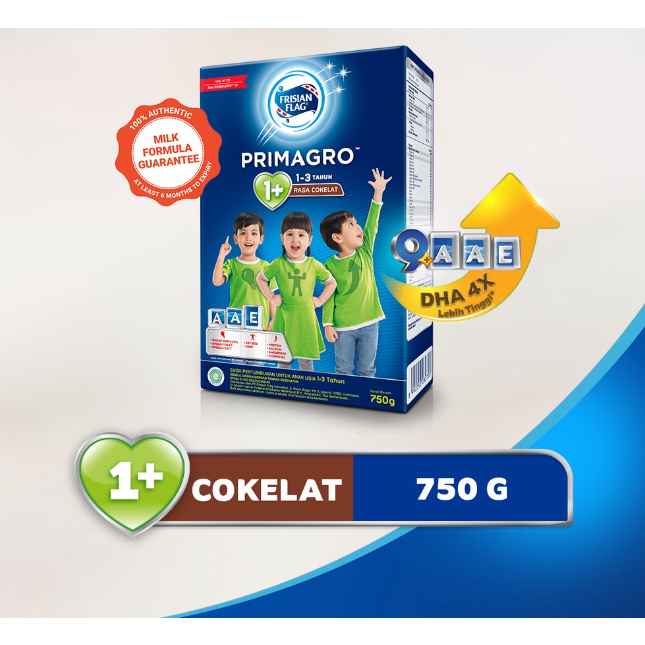 

Frisian Flag Primagro 3+ Cokelat 750 gr Susu Formula Pertumbuhan Anak - 1 Pcs