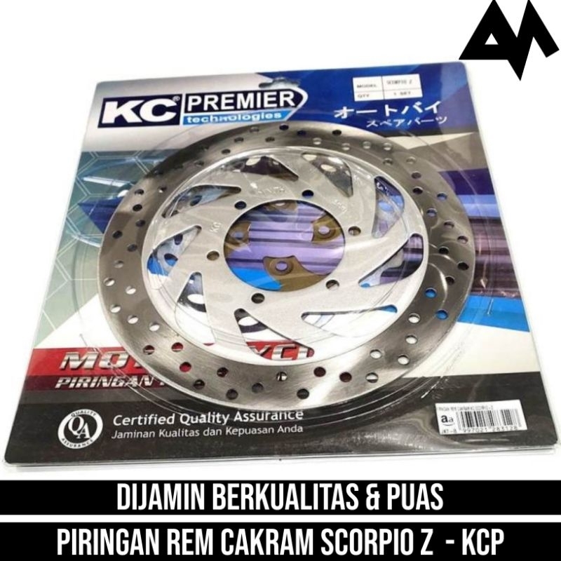 Piringan Rem Cakram Scorpio Z Ori Original Kc