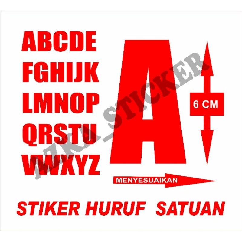 

Sticker gerobak jualan ,Sticker huruf cutting sticker