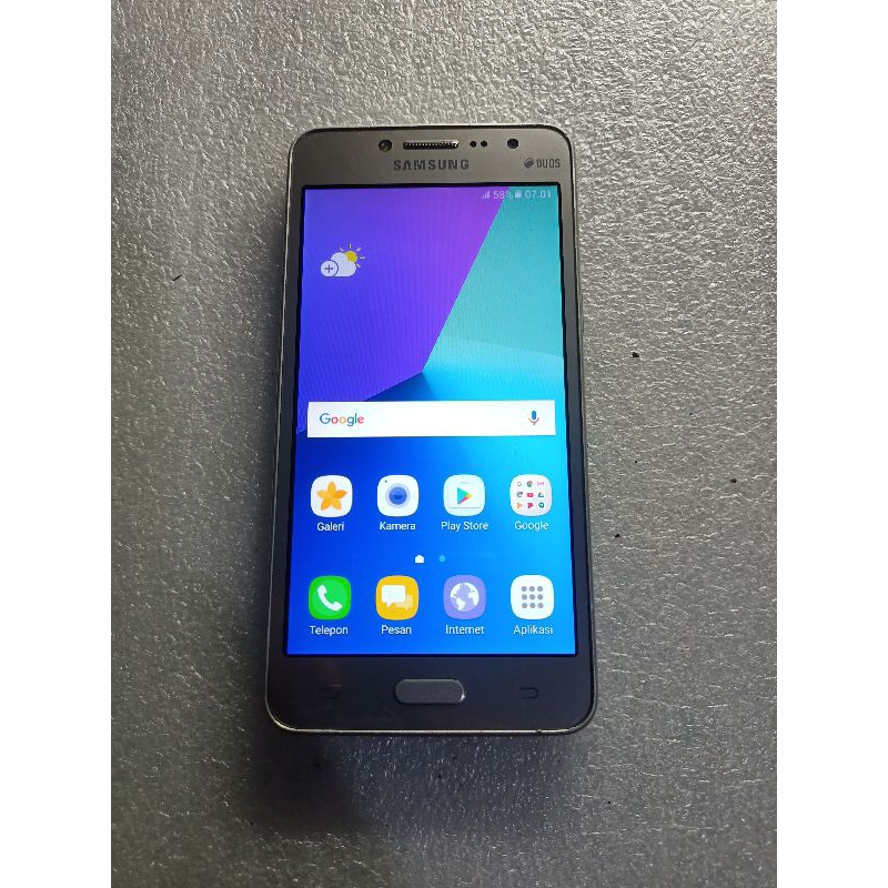 hp second normal Samsung J2 prime siap pakai