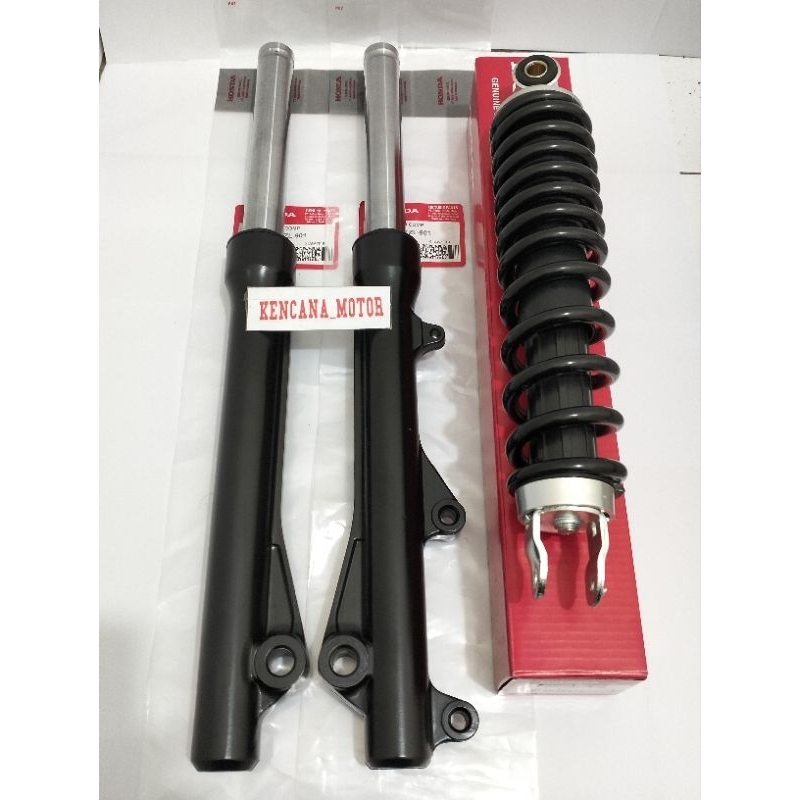 As shock set tabung depan + shockbreaker belakang Beat Fi / Vario 110 / Scoopy Fi