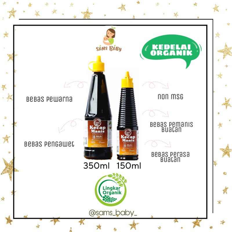 

Kecap manis Lingkar organik 150 ml