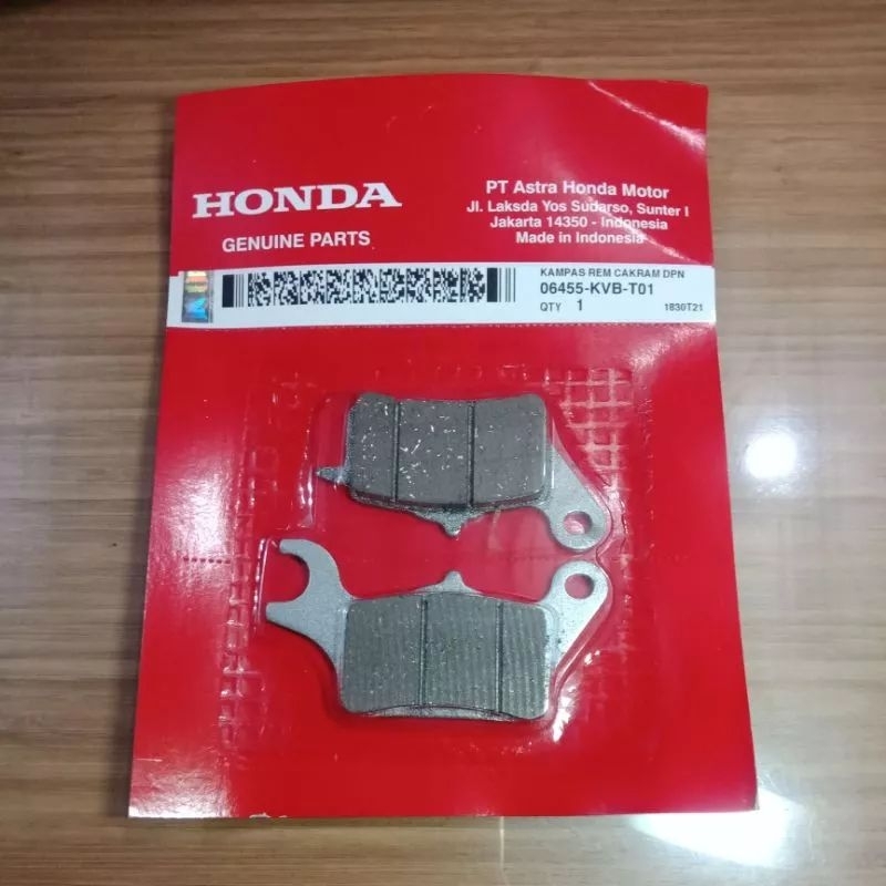 Dispad Kampas Rem Depan Vario 160 150 125/BeAT Fi/Scoopy Fi/Vario eSP Asli Original