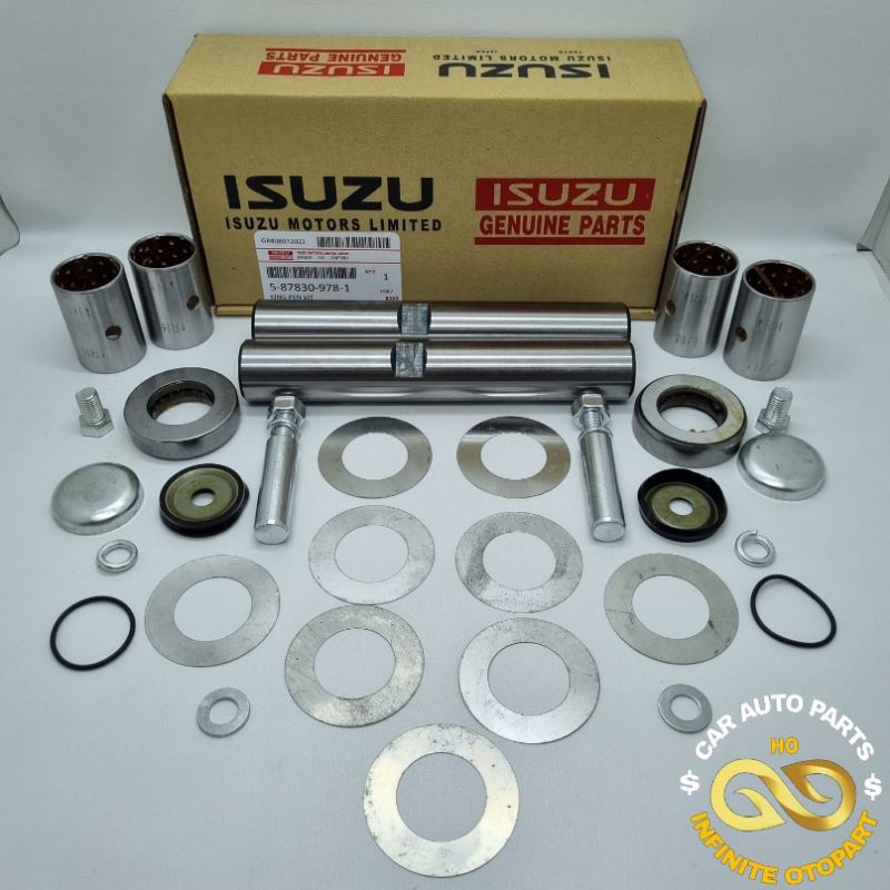 KING PEN SET KING PIN KIT ISUZU ELF NKR71 NKR66 NKR55 ORIGINAL