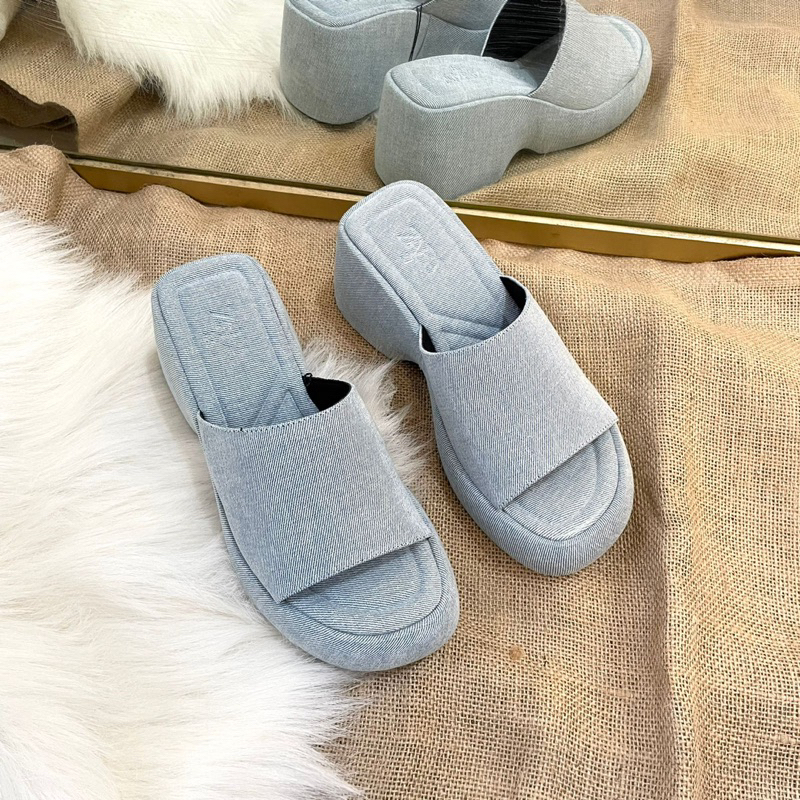 Unik Wedges Sandals 8Cm By Zara Import High Quality Fashion Shoes Sandal Wanita Hak Tinggi Kantor