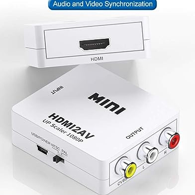 CX HDMI To AV RCA Converter HDMI2AV Konverter AV to HDMI Adapter AV2HDMI