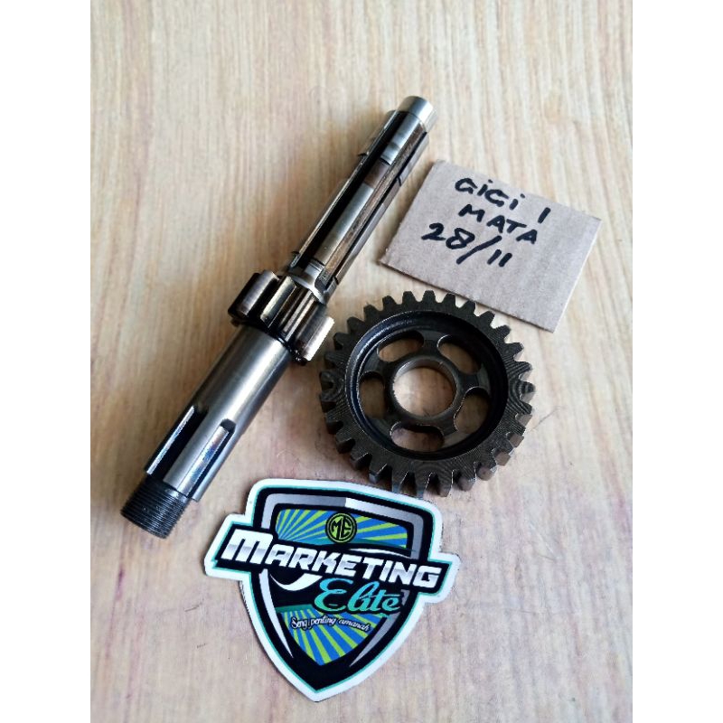 RASIO ECER GIGI TRANSMISI TIGER REVO TIGER ORIGINAL COPOTAN GIGI 1 MATA 11/28 TRANSMISI RASIO TIGER