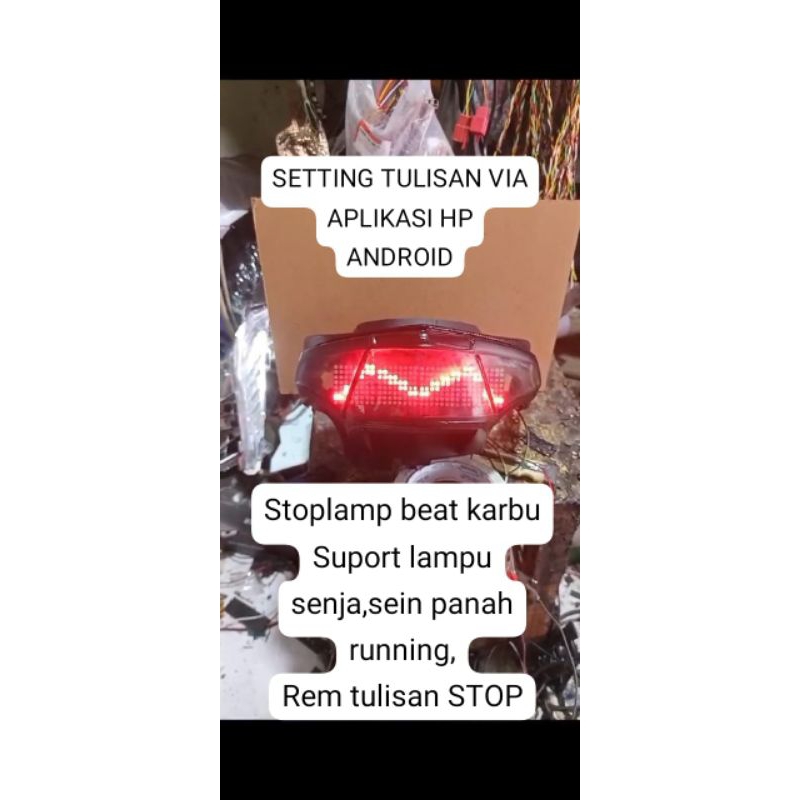 Stoplamp beat karbu custom runningtext
