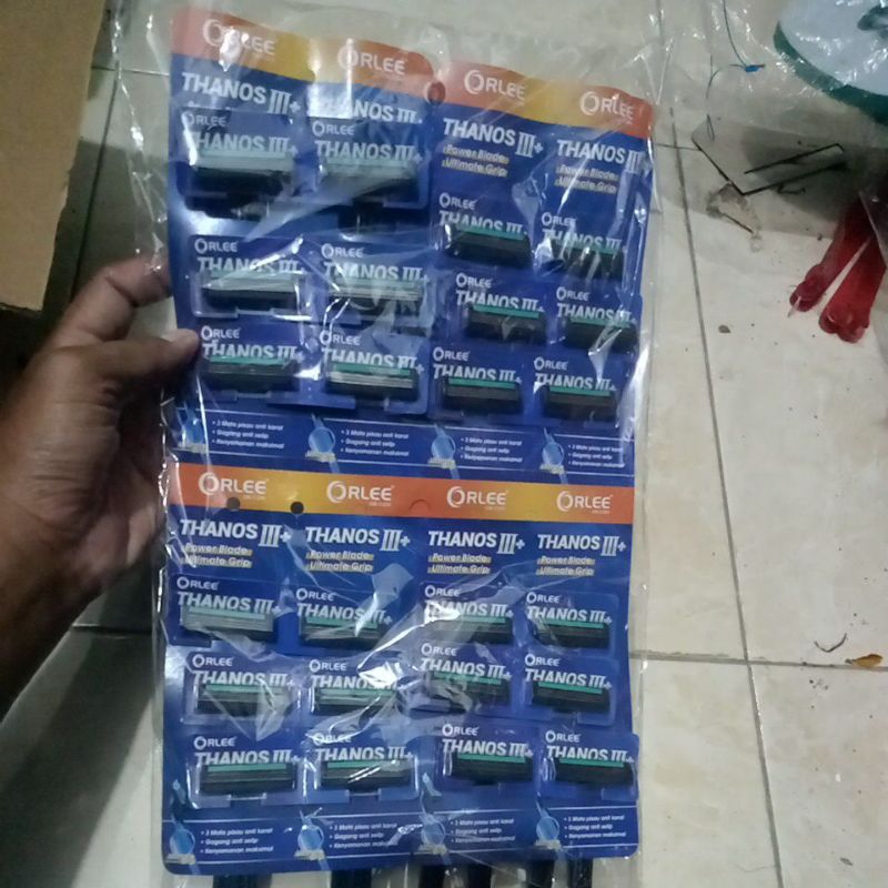 pisau cukur 3mata pisau