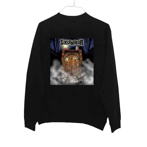 SWEATER CREWNECK Siksa Kubur PODIUM Siksakubur Band SWEATSHIRT UNISEX BLACK PREMIUM COTTON FLEECE