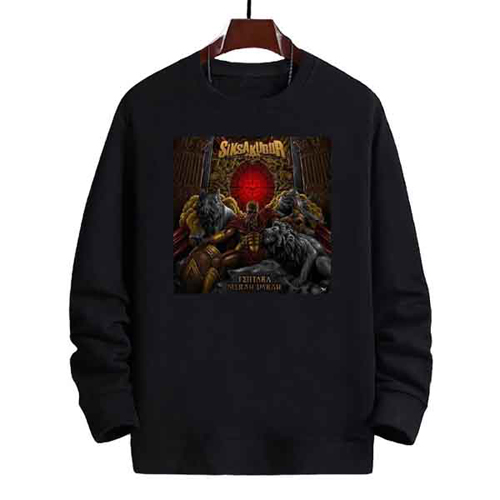SWEATER CREWNECK Siksa Kubur TENTARA MERAH DARAH Siksakubur Band SWEATSHIRT UNISEX BLACK PREMIUM COT