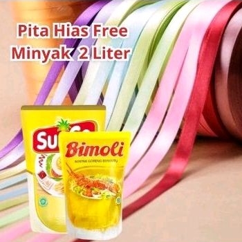 

pita hias free minyak 2 liter