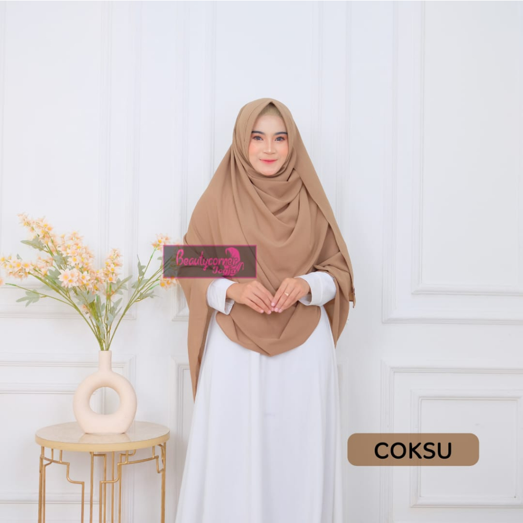 Pasmina Instan Pet Jumbo Syari Diamon Crepe Premium Jilbab Instan Pet Jilbab Instan Pasmina Pet