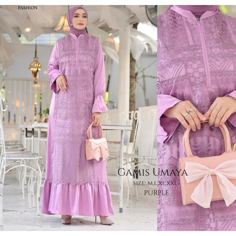 Gamis Busui Umaya/ Gamis Jumbo Ld120/ Gamis Outer Premium/ Gamis Tile Brukat/ Gamis Pesta/ Gamis Wis