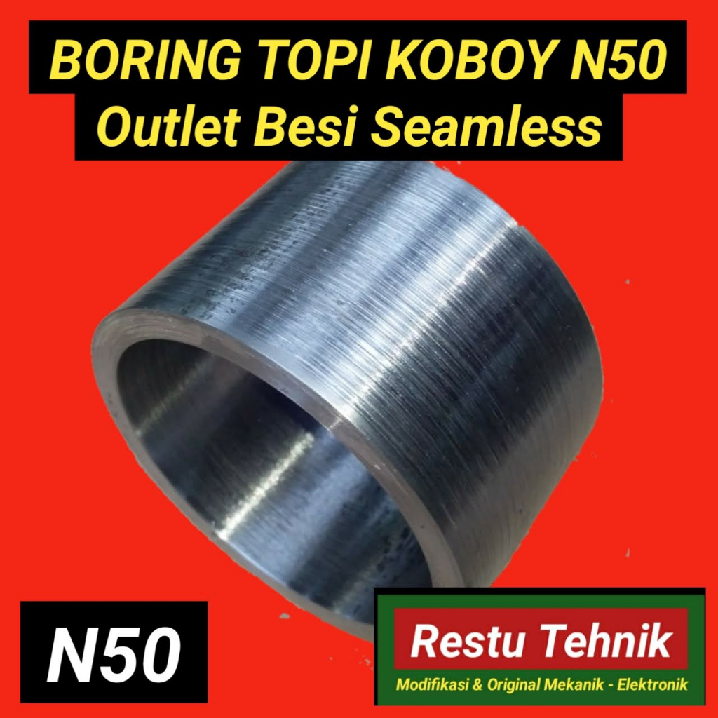 Boring  N50 Besi Simles Topi Koboy - Outlet poles n50 - Slipan Gilingan padi - Non Pk