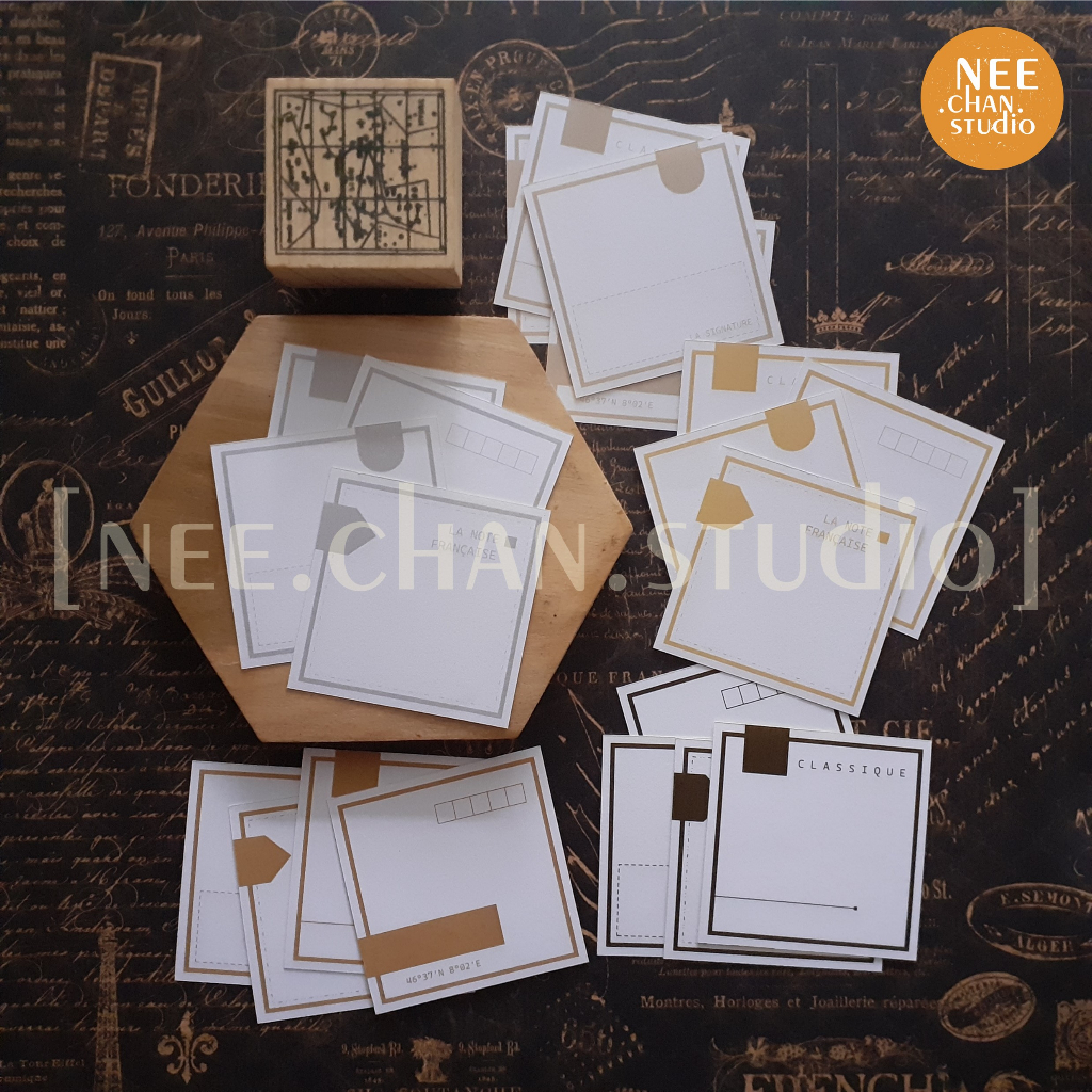 

Sticker Deco / Sticker Journal / Die Cut Sticker / Art Journal / Ephemera /Seri Mille-Feuille