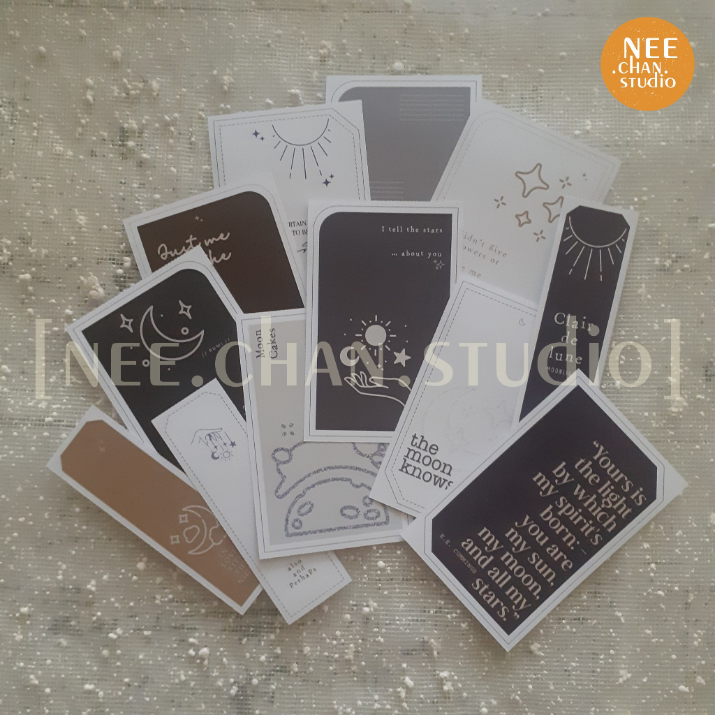 

Memo Pad / Memo Journal / Deco Paper / Art Journal / Seri Mooncake